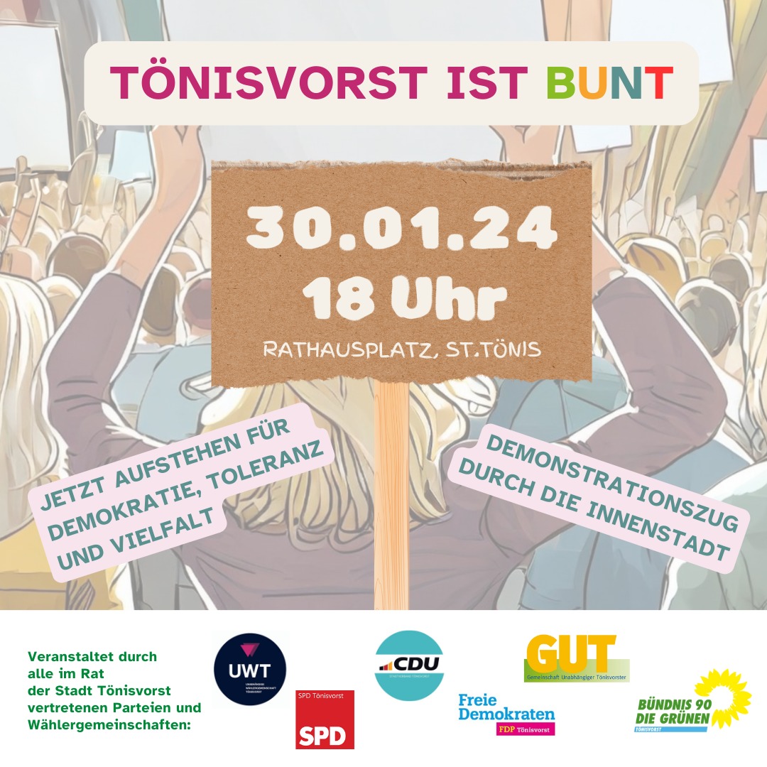 Read more about the article Tönisvorst ist & bleibt bunt