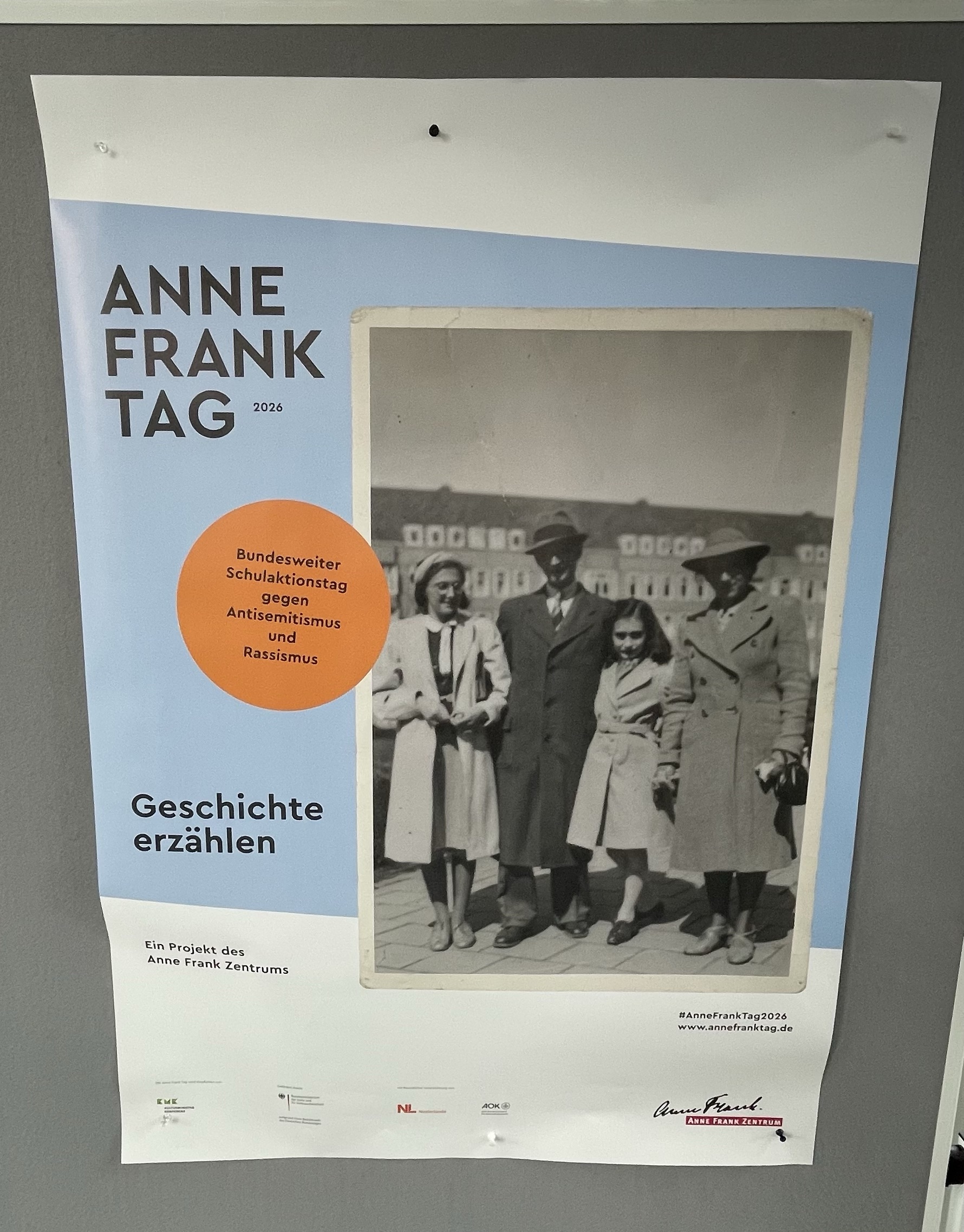 Mehr über den Artikel erfahren Anne-Frank-Tag 2026